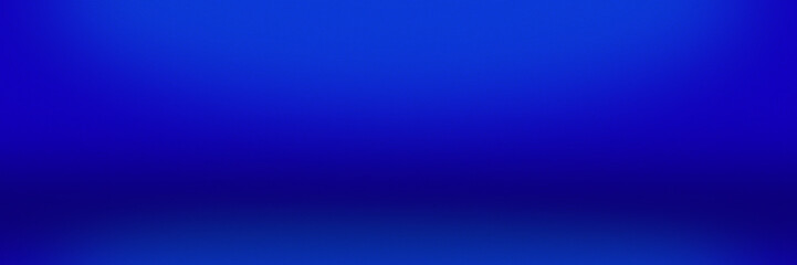 Stage floor or cement floor and walls Dark blue and gradient dark style studio room pattern