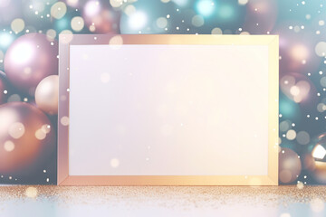 new year background,christmas card with snowflakes