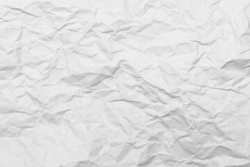 Obraz premium White Paper Texture background. Crumpled white paper abstract shape background with space paper recycle for text