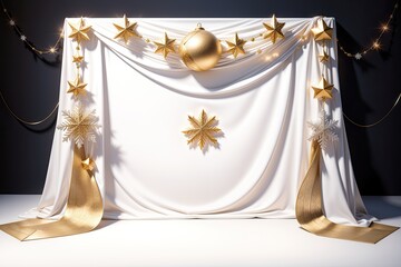 Christmas ornaments, close-up. Holidays concept. Merry Christmas
