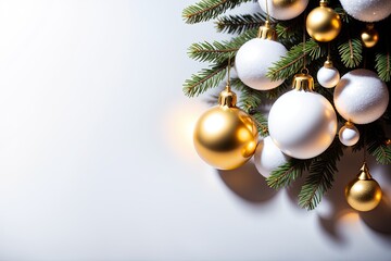 Christmas ornaments, close-up. Holidays concept. Merry Christmas
