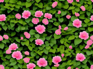 Beautiful flowers background ai generated