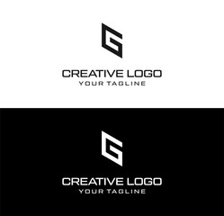 creative letter d logo desain vektor