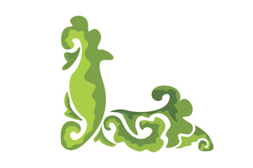 Flora Ornament Border With Design With Transparent Background