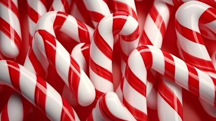 Colection of Striped christmass candy cane in different and unique style and design with yummy and delicious taste