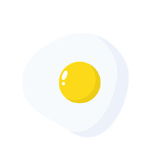 Fried egg. free space for text. wallpaper. background.