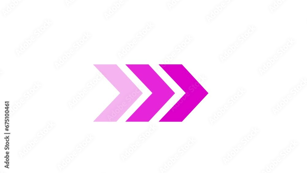 Poster arrow sign. swipe icon video animation. directional arrow loop, direction arrow line loop animation.