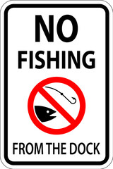 No Fishing Sign No Fishing