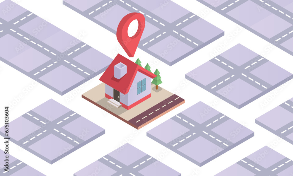 Aufkleber isometric modern the form of navigation.on white background.isometric design. 3d design elements for