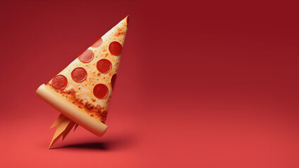 Fast delivery of pizza