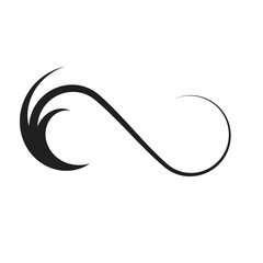 arrow infinity icon vector illustration eps 