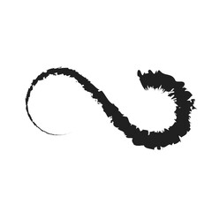 brush stroke infinity icon vector illustration eps 