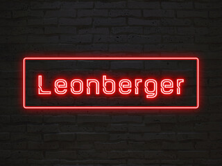 Leonberger のネオン文字