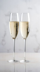toasting glasses of champagne, perfect for New Year's Eve or any celebratory event.