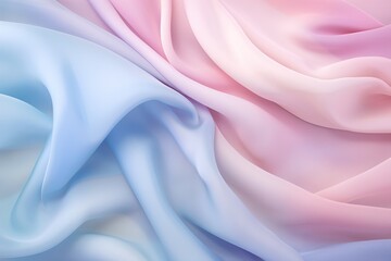 Fototapeta premium Textile background. Soft blue pink fabric