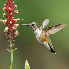Fototapeta premium hummingbird on a branch