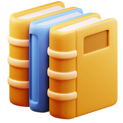 children books. 3d design illustration back to school
