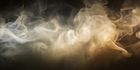Abstract light background, featuring puffs of white smoke illuminated by intriguing dramatic backlighting