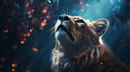 Naklejka premium Deciphering Nature's Conversations: Animal Language Research