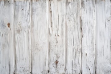 White wood texture background surface with old natural pattern or old wood texture table top view, old white painted exfoliate rustic bright light wooden texture, AI Generated
