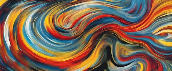 Obraz premium Ripples of Expression in Abstract Art