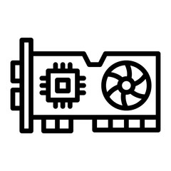 Graphic Card Icon Design