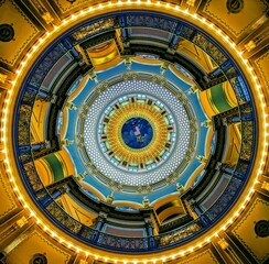 Iowa State Capitol Dome, Des Moines, Iowa 
