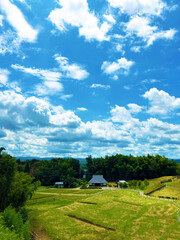 Naklejka premium 田舎の風景