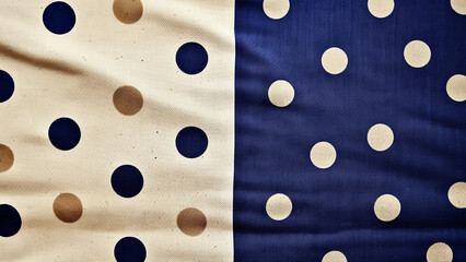 Indigo and Beige Polka Dots Abstract Pattern Inspiration