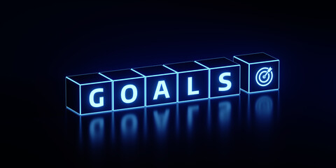 Goals Plan Strategy Business Internet Technology Concept