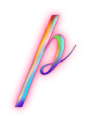 p Pink light Alphabet Lowercase