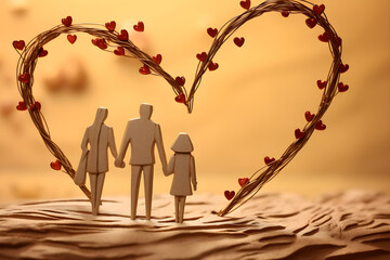 family lifestyle concept conveying love and support