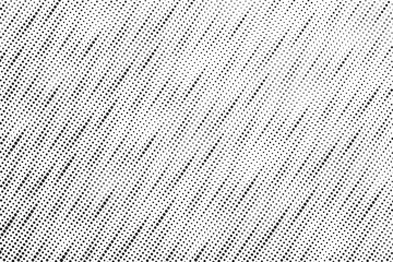 Diagonal, oblique, slanting dots lines, stripes geometric vector pattern. Abstract halftone texture and background. Vector illustration.	 - obrazy, fototapety, plakaty
