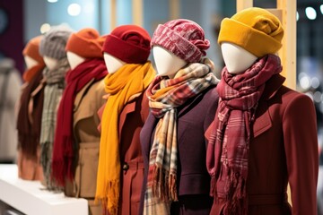 Fototapeta premium Winter Fashion - Generative AI