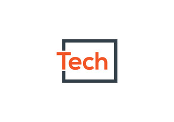 Initial Letter Tech Logo Design Vector Template. Creative Abstract Tech Letter Logo Design