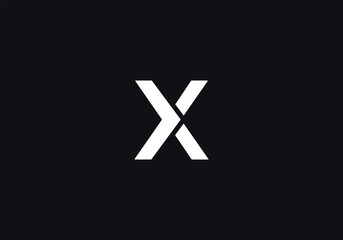 X Letter Logo Template vector icon illustration design