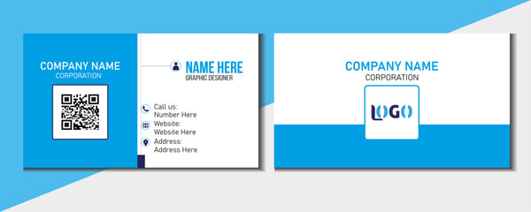 Creative and professional business card template.