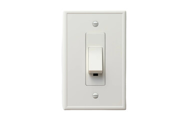 Light Switch Cover on Isolated Background