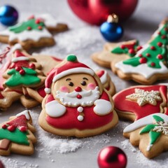 Obraz premium christmas gingerbread cookies