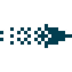 Pixel Arrow Art