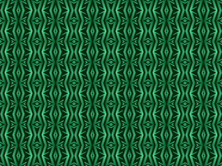 Dark green abstract background. Steel form and light composition. Modern design. Vector illustration.