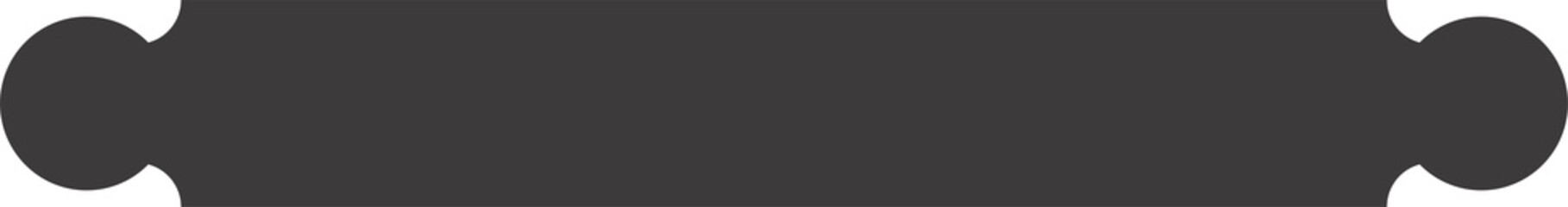 Ramadan Arabic shape. Islamic frame with ornament. Turkish ribbon element for text. Oriental banner and tag template.