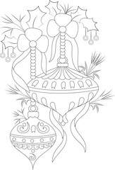 Flower adult and kids coloring page