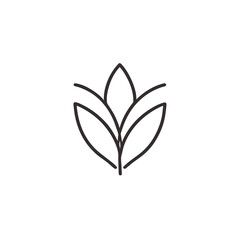 Obraz premium plant logo