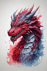 dragon character mascot e-sport logo design , Dragon Illustration 