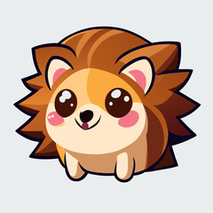 Obraz premium hedgehog logo