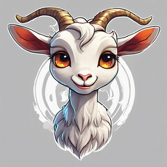 goat mascot logo, mascot logo , Goat logo creative