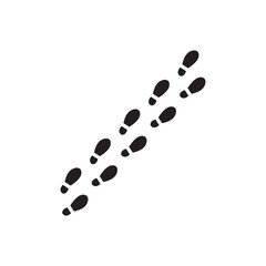 footprint icon vector