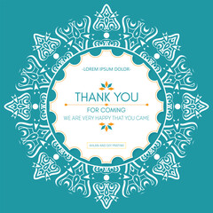 colorful patterned wedding thank you cards