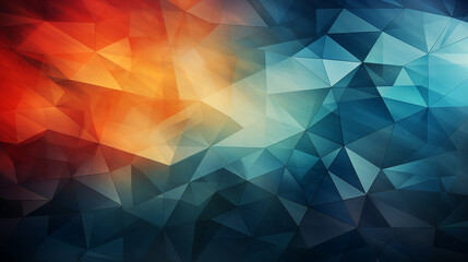 Obraz premium full color geometric background